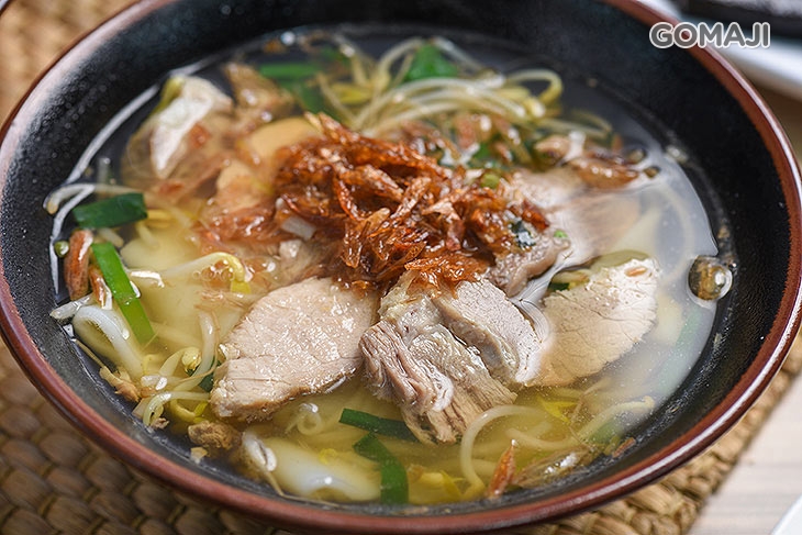 肉片湯板條