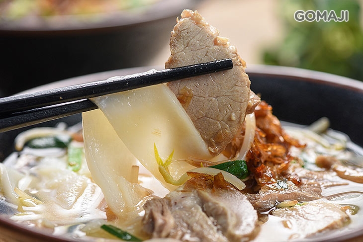 肉片湯板條