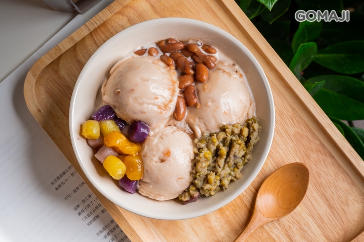 花豆冰＋花豆＋綠豆＋芋圓