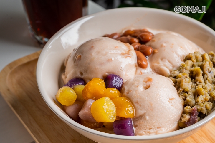 花豆冰＋花豆＋綠豆＋芋圓