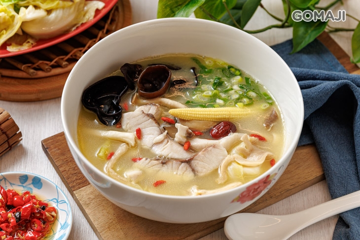 鮮鱸魚雞湯(飯)