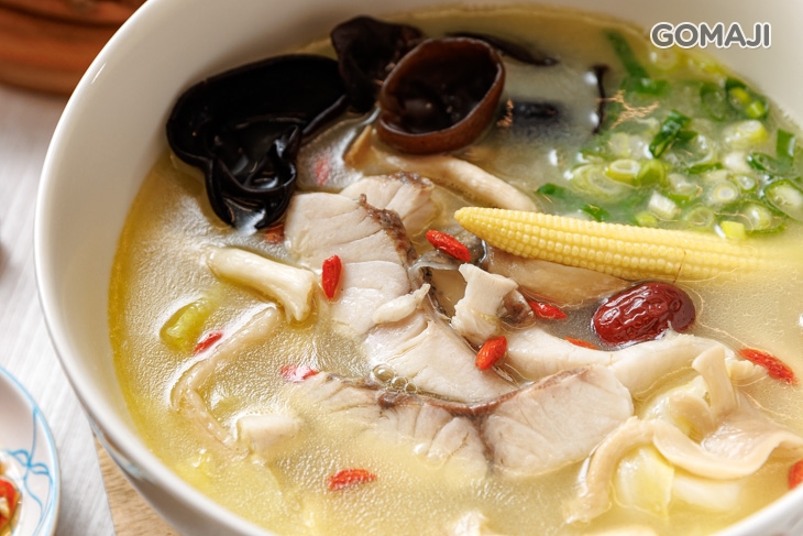 鮮鱸魚雞湯(飯)