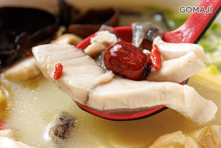 鮮鱸魚雞湯(飯)