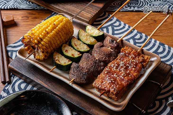 各式精選蔬食串燒