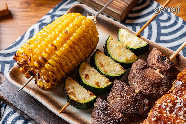 各式精選蔬食串燒