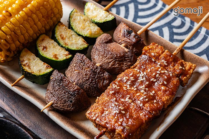 各式精選蔬食串燒
