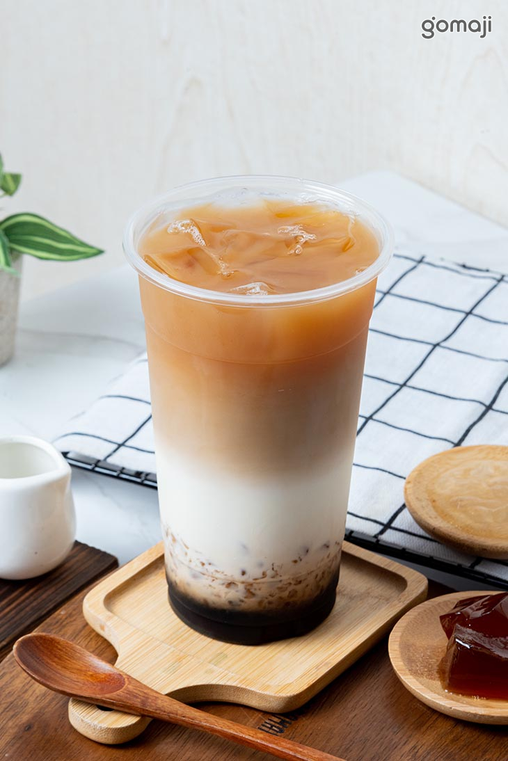 黑烏龍寒天鮮乳