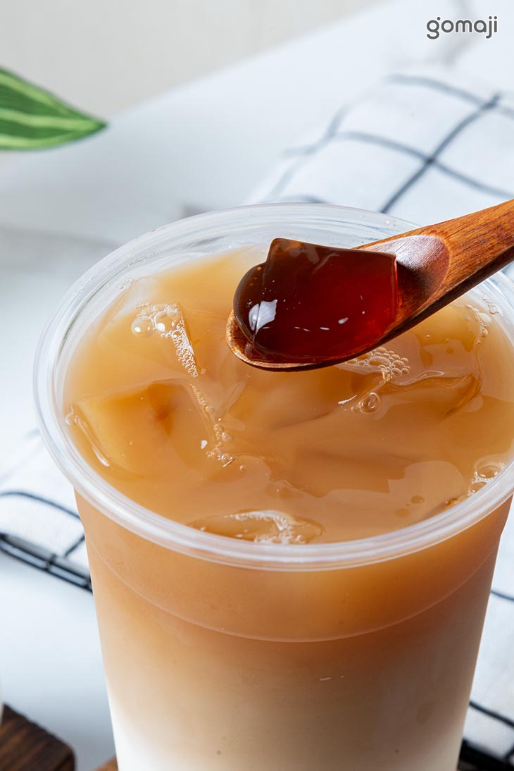 黑烏龍寒天鮮乳