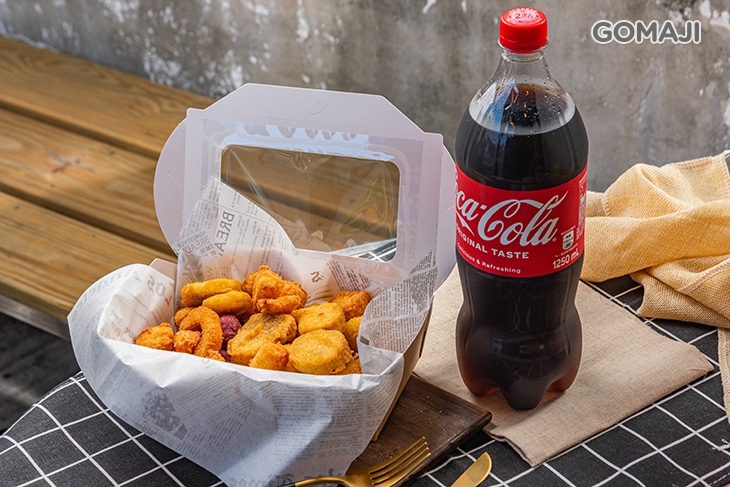 超值配餐組 E.任選三種45元點心+大瓶飲料