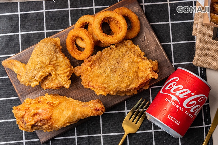 個人套餐組 C.雞塊雞翅雞腿+45元點心+20元飲料