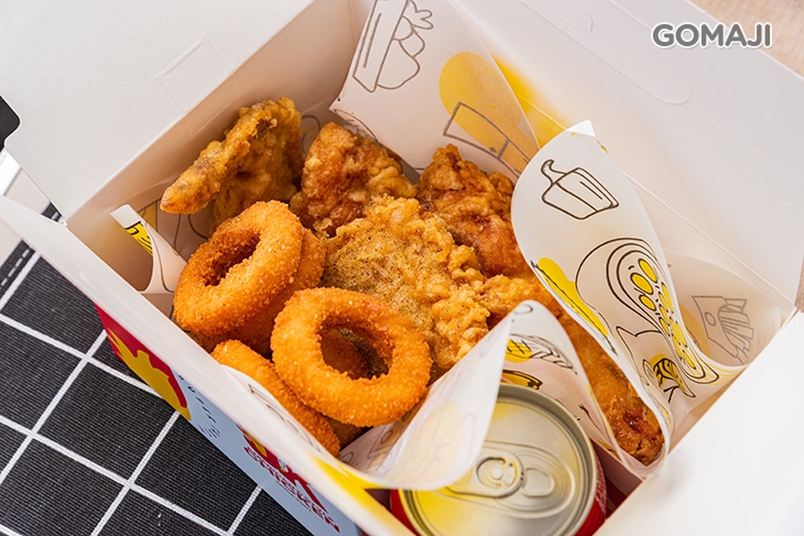 個人套餐組 C.雞塊雞翅雞腿+45元點心+20元飲料