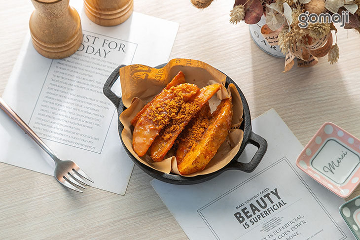 牛奶糖帶皮薯塊