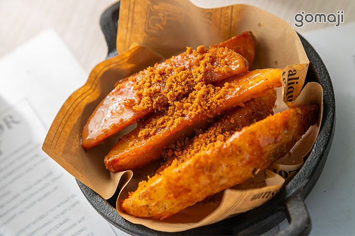 牛奶糖帶皮薯塊