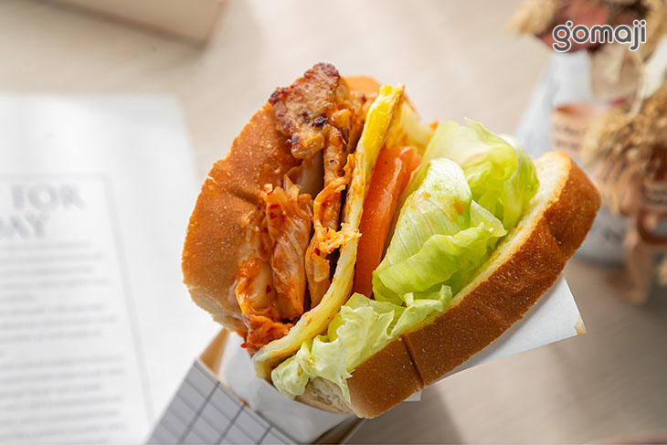 韓式泡菜乳酪豬排蛋