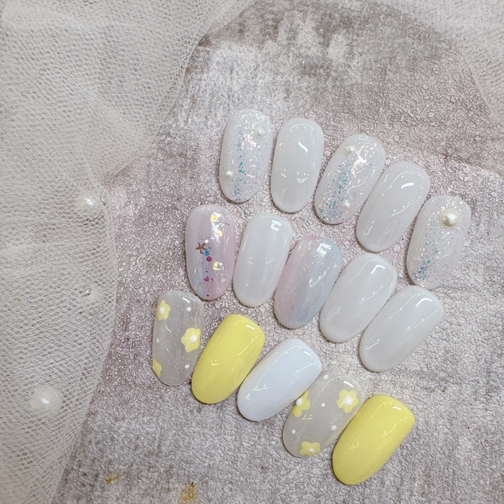 造型設計款凝膠美甲30選1(可換底色)