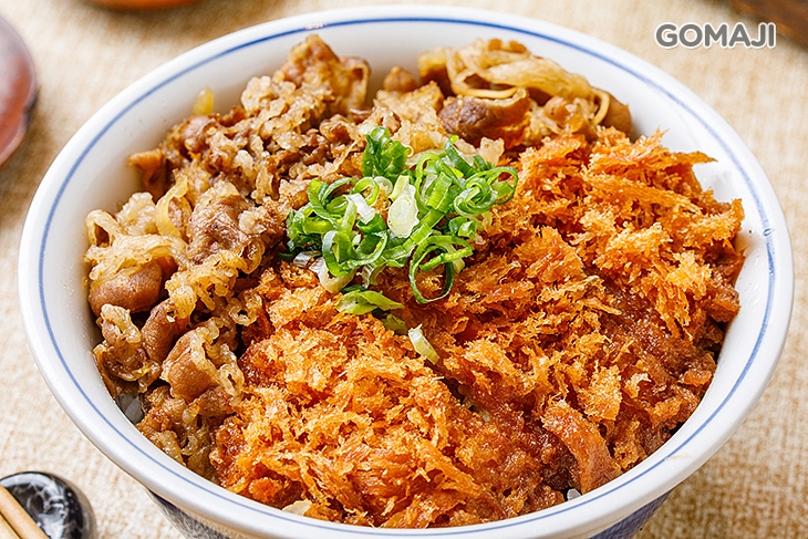 壽喜牛雞排丼一份