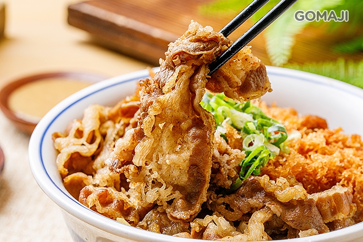 壽喜牛雞排丼一份