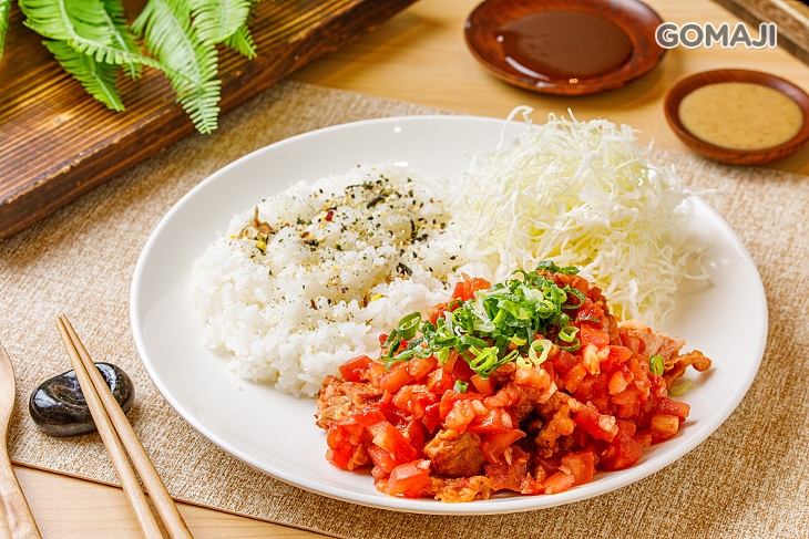 蕃茄燴嫩雞唐揚