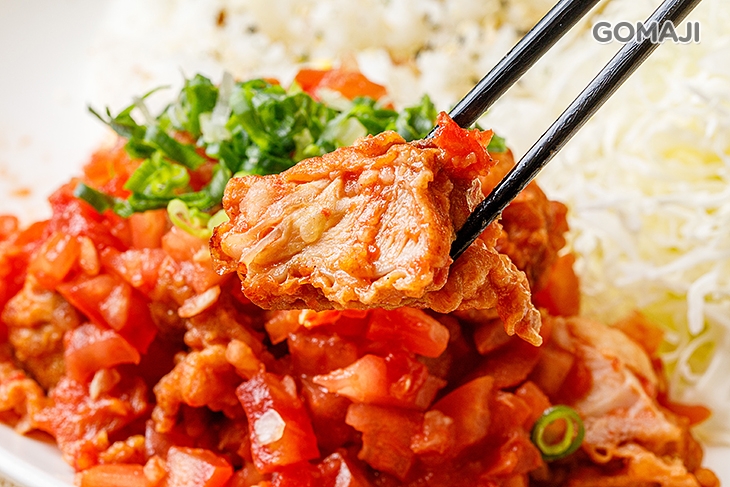 蕃茄燴嫩雞唐揚
