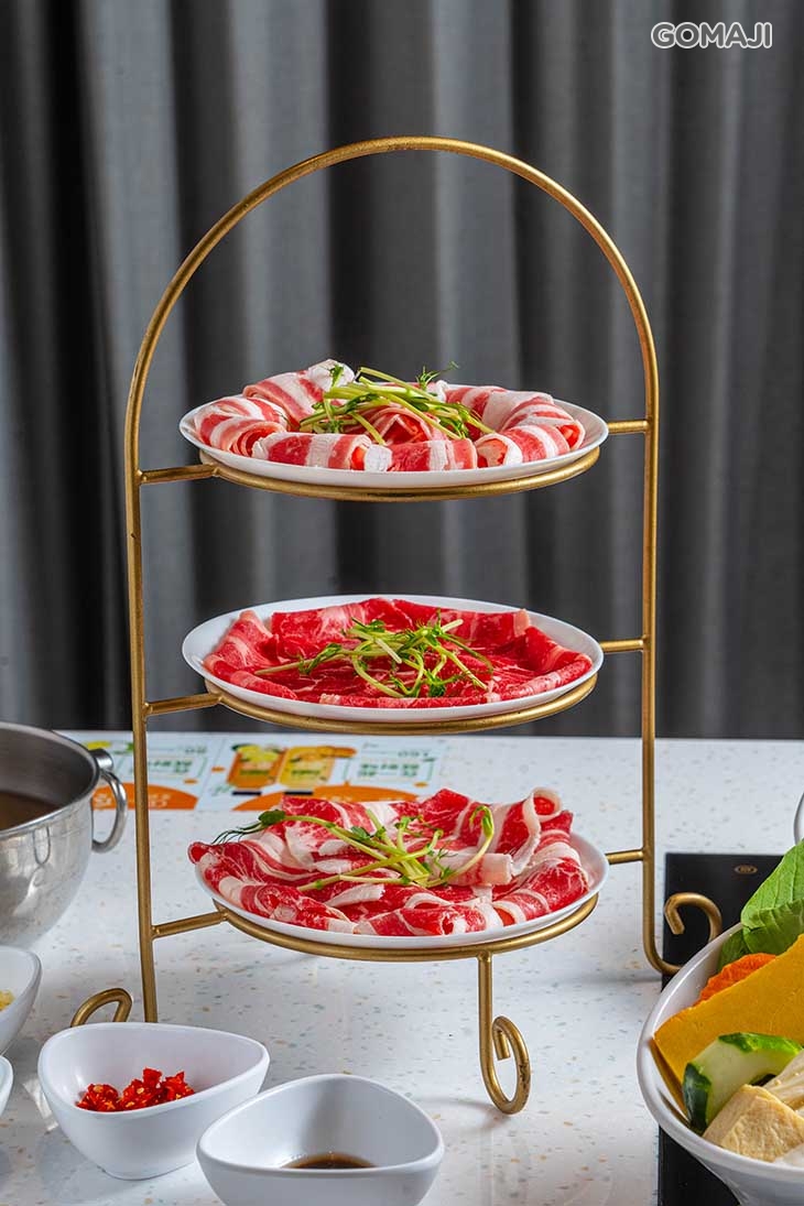 小肥牛一份(360g) + 板腱牛一份(360g) + 雪花牛一份(360g)