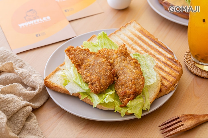 卡啦雞柳蔬菜湯種鮮奶吐司