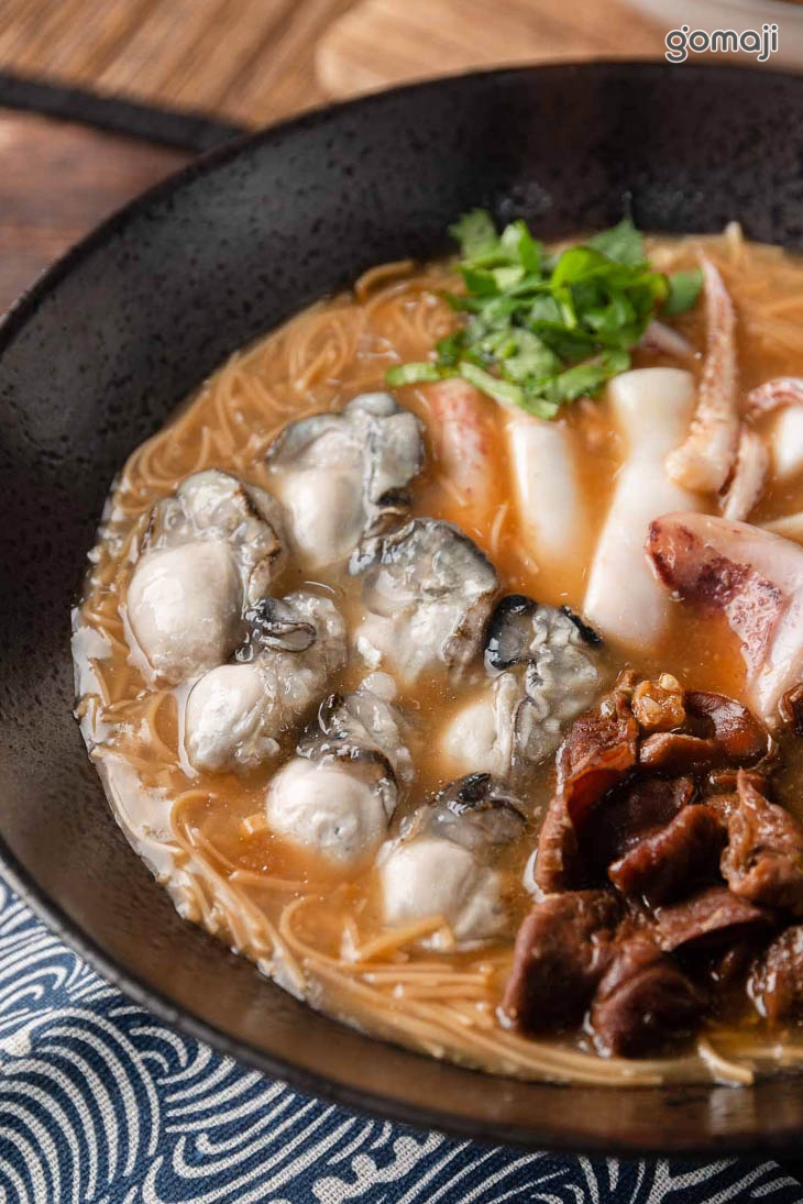 三寶麵線(鮮蚵+大腸+魷魚)