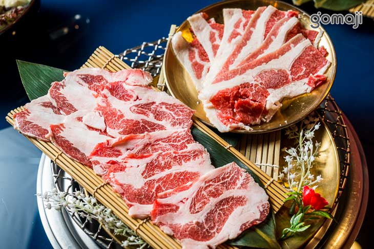 伊比利豬梅花+牛五花後腹肉