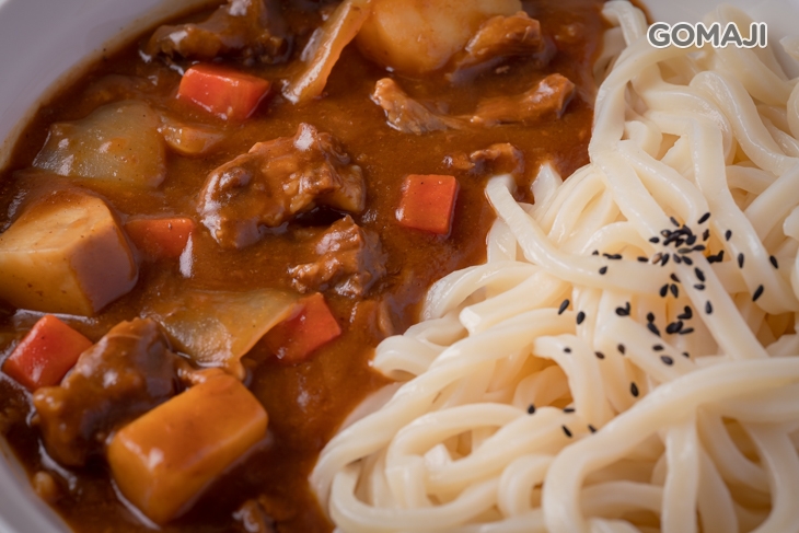 牛腩咖哩烏龍麵 + 當日35元涼拌小菜一份