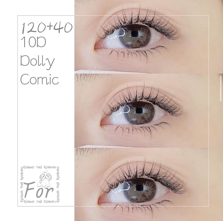 日式根接根120根文青氣息美睫