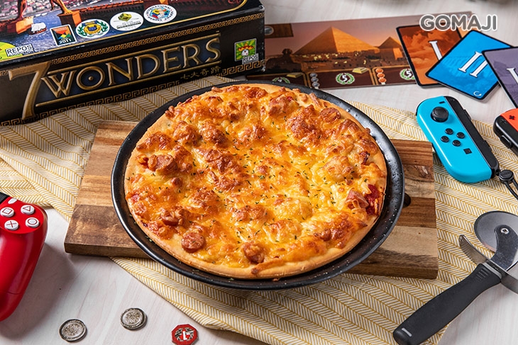 茄汁培根燻腸披薩