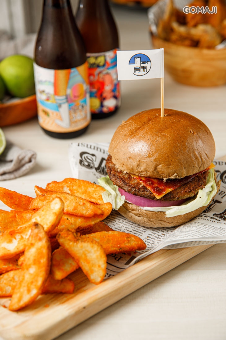 起司香煎牛肉堡