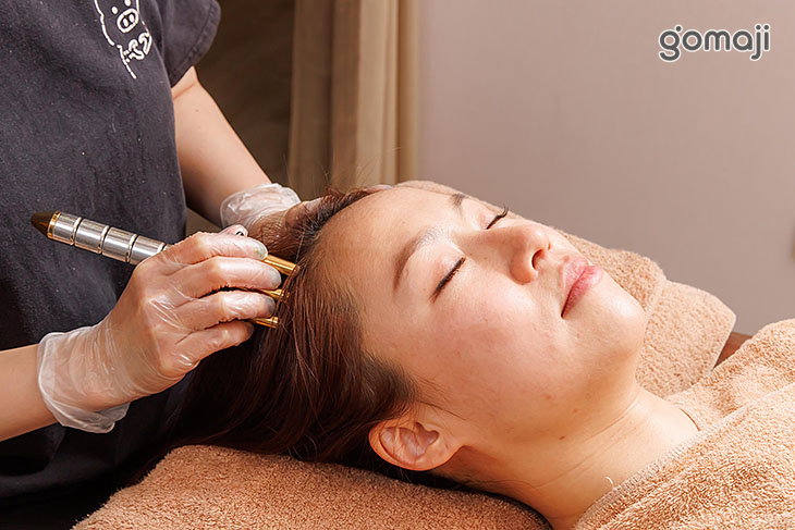 三叉棒頭刮 + 暖宮熱敷