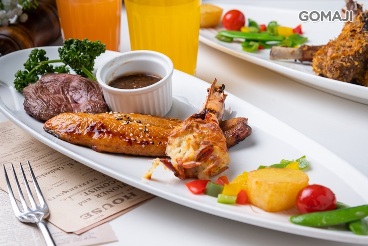 海陸三拼(牛+魚+蝦)