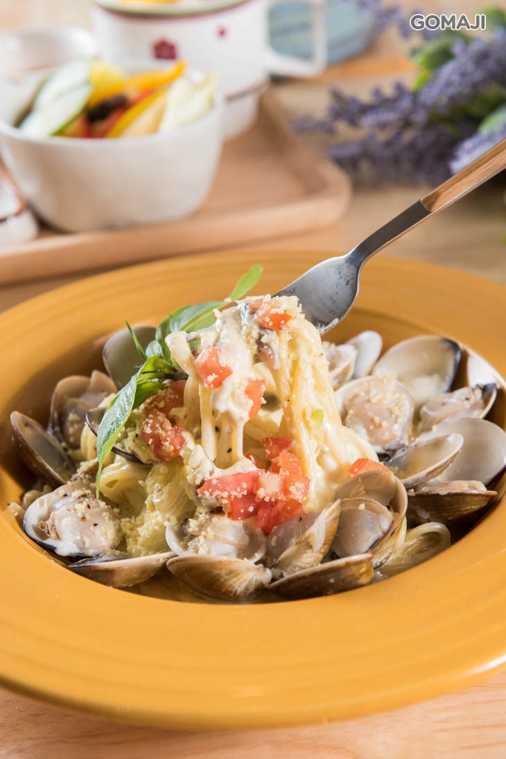 奶油蛤蠣義大利麵