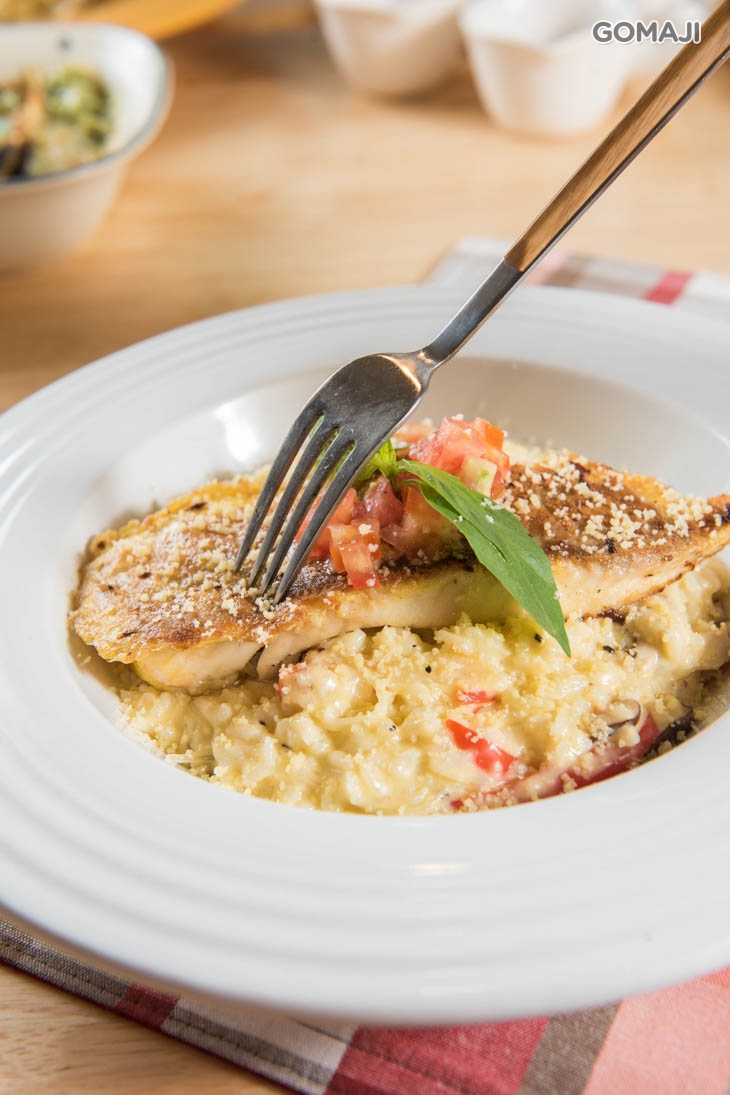 奶油西西里鮮魚燉飯