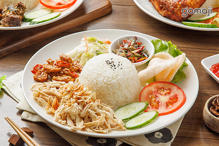 峇里生叁醬雞絲飯