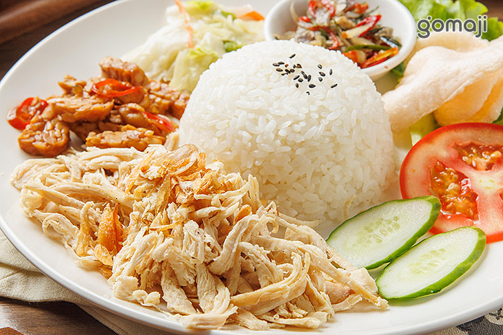 峇里生叁醬雞絲飯