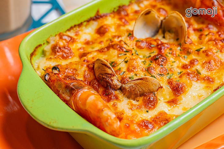 焗烤綜合海鮮飯套餐