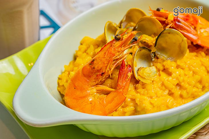 鬱金香海鮮燉飯套餐