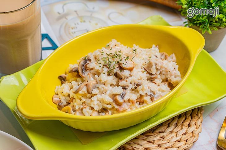 芋頭蘑菇燉飯套餐(素)