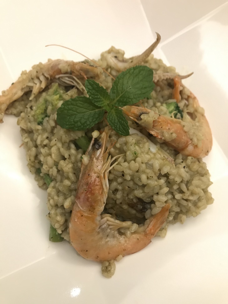 青醬海鮮燉飯