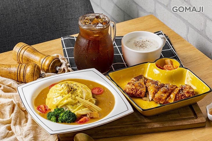 A.主廚推薦-歐姆蛋咖喱飯