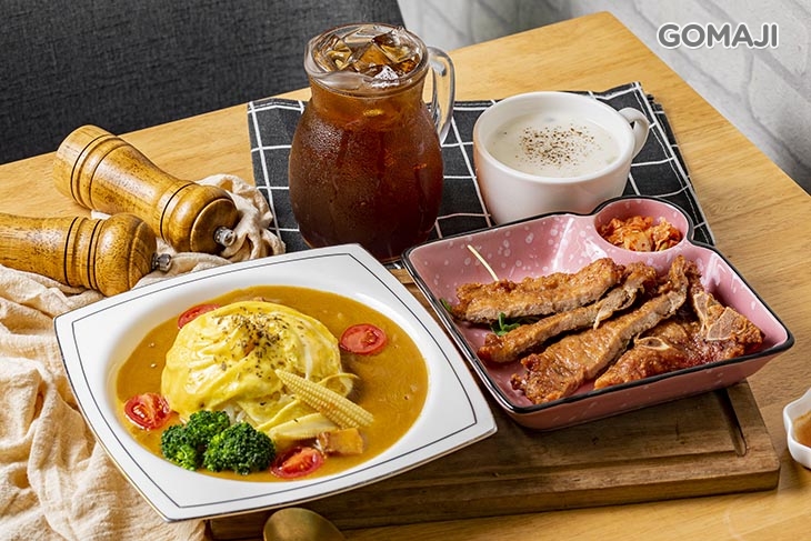 A.主廚推薦-歐姆蛋咖喱飯