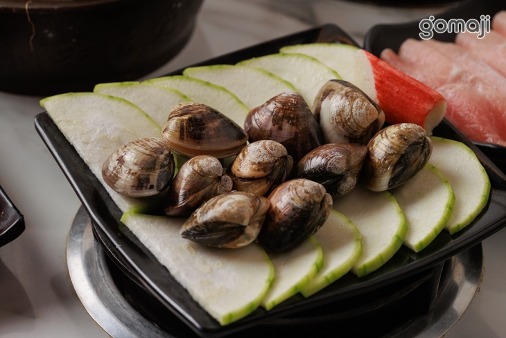 蛤蜊絲瓜盤