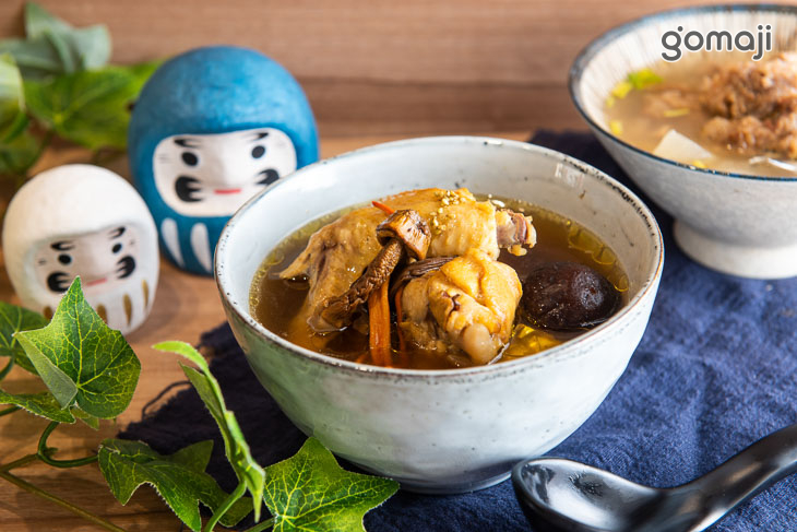蕈菇雞湯