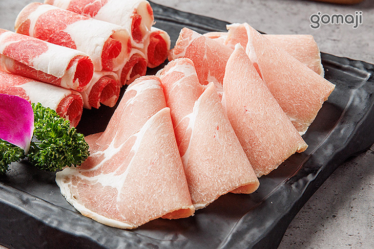 美國牛五花胸腹肉／丹麥活力豬梅花肉