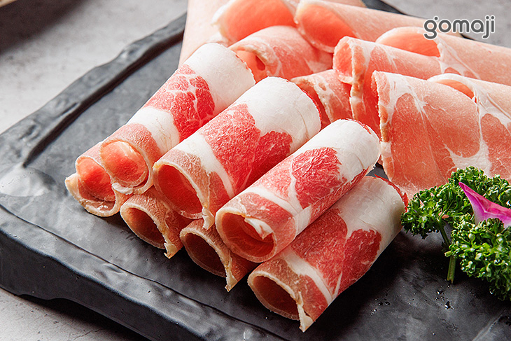 美國牛五花胸腹肉／丹麥活力豬梅花肉