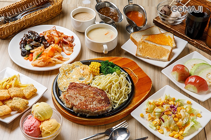 蜀香招牌牛排+自助吃到飽