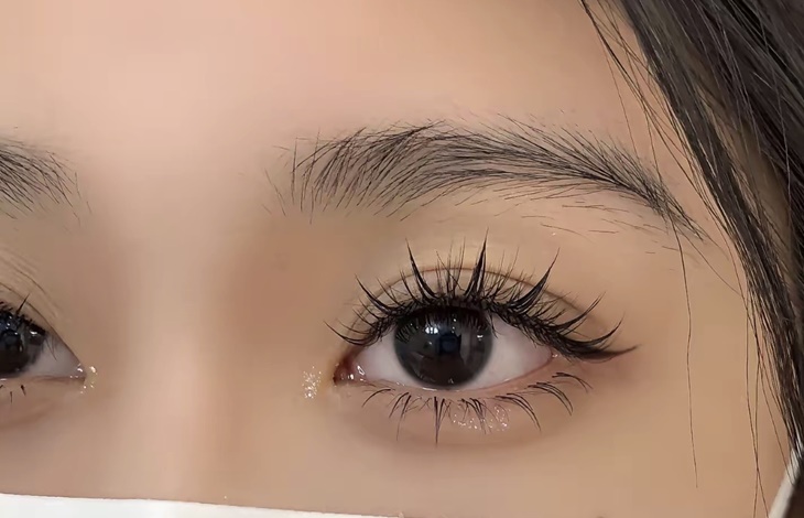濃密雙眼漫畫款!無負擔蠶絲蛋白6D漫畫款700根 +加贈下睫毛