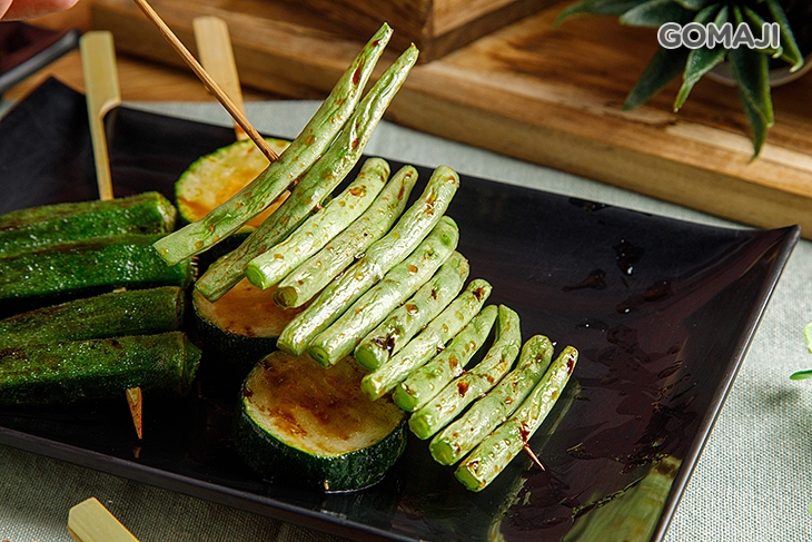 四季豆&鮮甜節瓜&醬烤秋葵